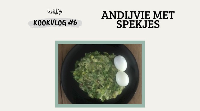 Recept Andijvie met spekjes - Will's kookvlog #6